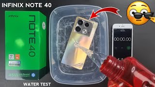 Infinix Note 40 iP54 Water Test 💦💧| Will it Survive Or Dead?