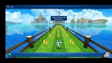 Sonic dash mobile game - first time play #mobilegames #sonic #playing #running #sonicdash