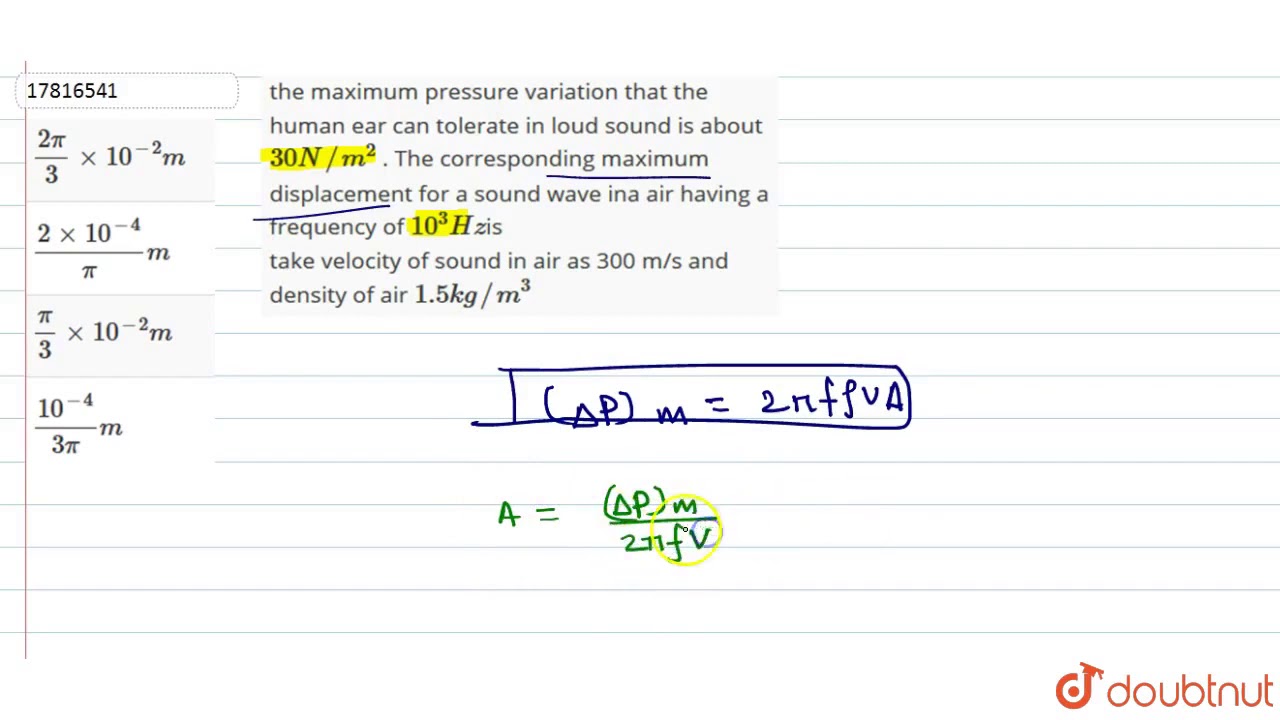 The Maximum Pressure Variation That The Human Ear Can Tolerate In Loud the-maximum-pressure-variation-that-the-human-ear-can-tolerate-in-loud