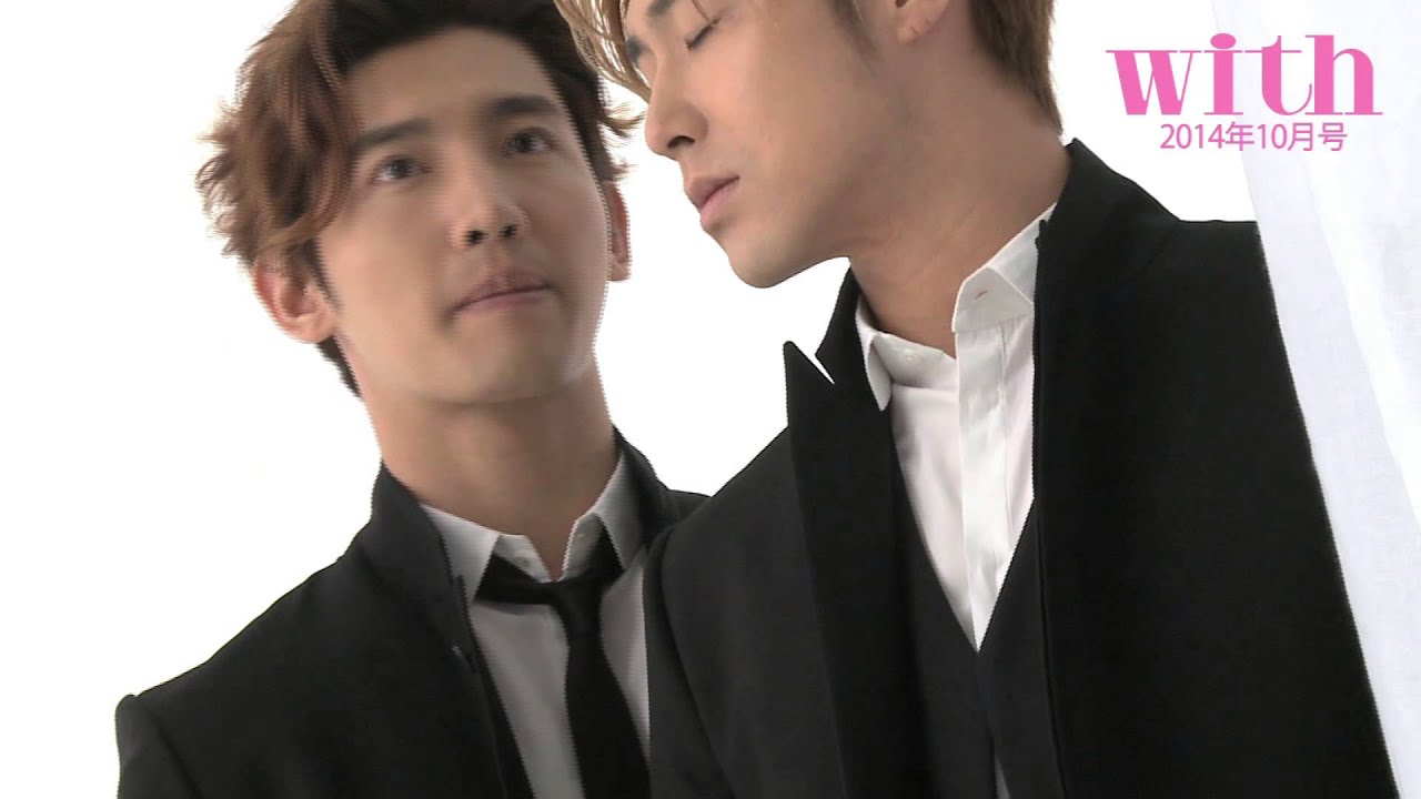 東方神起　撮影＆インタビューメイキング（with2014年10月号）