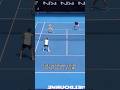 Full-court doubles shifts to half-court 1-on-1.😂#tennis