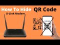 How to disable wifi qr code  how  to hide qr code dlink adsl modem