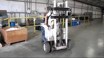 Lot 113 -  Visser Space-O-Mat Adjustable Spacing Fork System With (4) Attachments and Charger