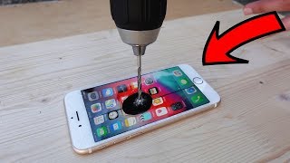 Experiment: Drill Vs Iphone