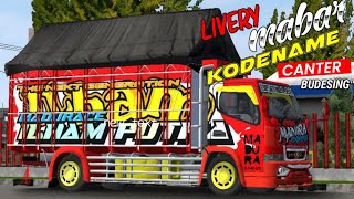 SHARE LIVERY TRUK CANTER MABAR BUSSID TERBARU 2022