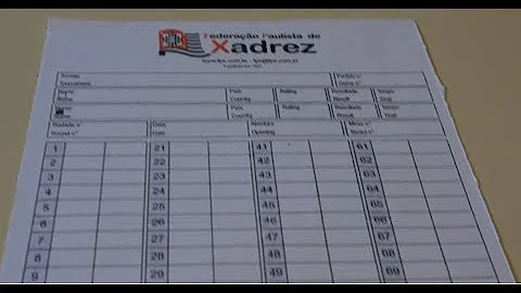 Porque anotar as jogadas de xadrez?