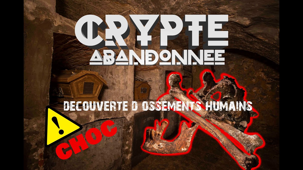 DES OSSEMENTS HUMAINS dans cette crypte ABANDONNÉE 🏴‍☠️🔞(Urbex)