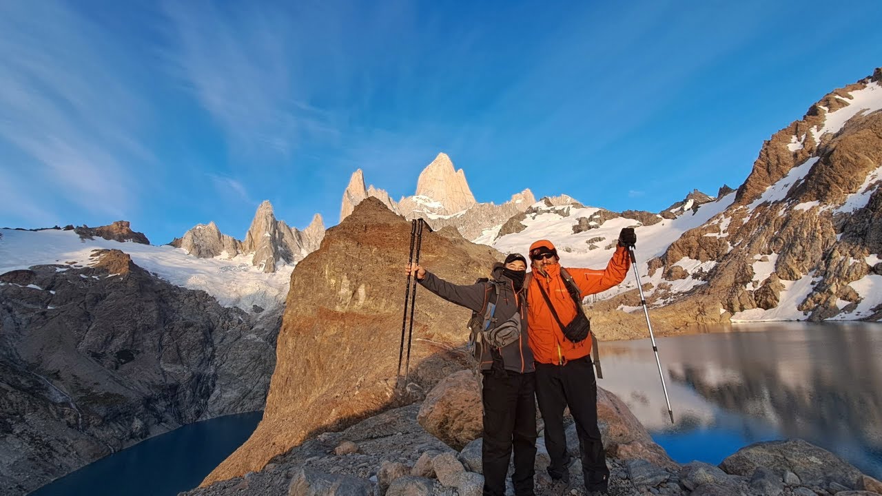 El Chalten Campamento Poincenot Laguna de los Tres (Fitz Roy) [4K