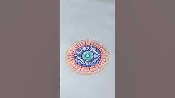 Amazing Design #satisfying #spirograph #shorts #youtubeshorts #artwork #skills #art #asmr #viral