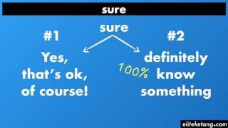 Word Breakdown: Sure