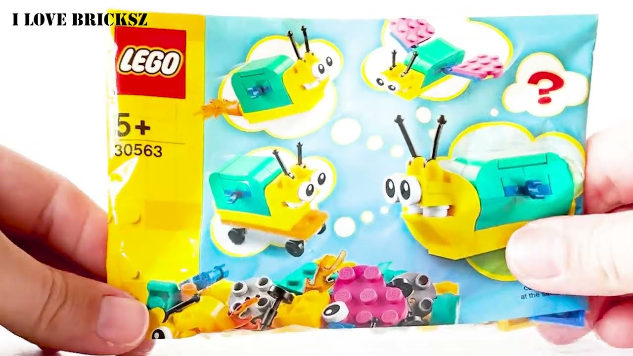 LEGO Classic Build your own Snail Unboxing & Speedbuild