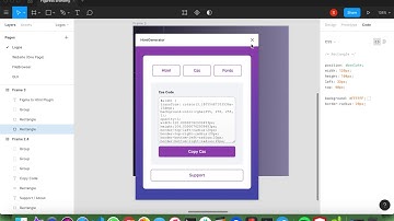 HtmlGenerator Plugin for Figma