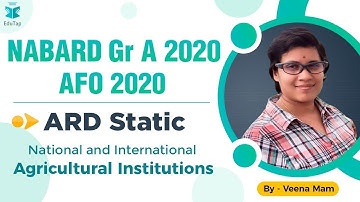 NABARD Grade A 2020 & 2021 |ARD| Fathers of Various Agricultural Revolutions | MCQs | Lecture 2
