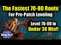 The Fastest 70-80 Leveling Route in The War Within