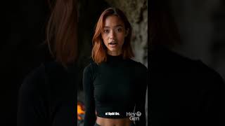 She Actually Ate Molten Lava 😱 #experiment #trending