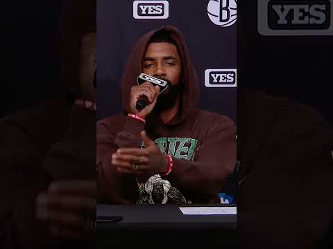 Kyrie has BEEF with Reporter & WALKS OUT of interview!👀 #shorts