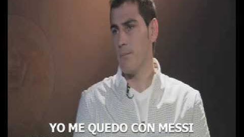 CASILLAS PREFIERE A MESSI