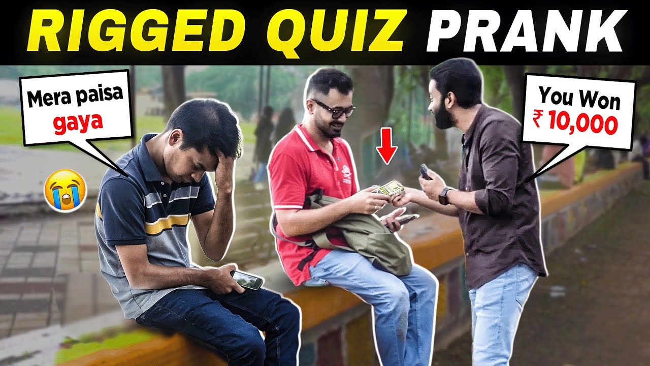 We RIGGED a Quiz to Prank Strangers 😂 | Because Why Not?