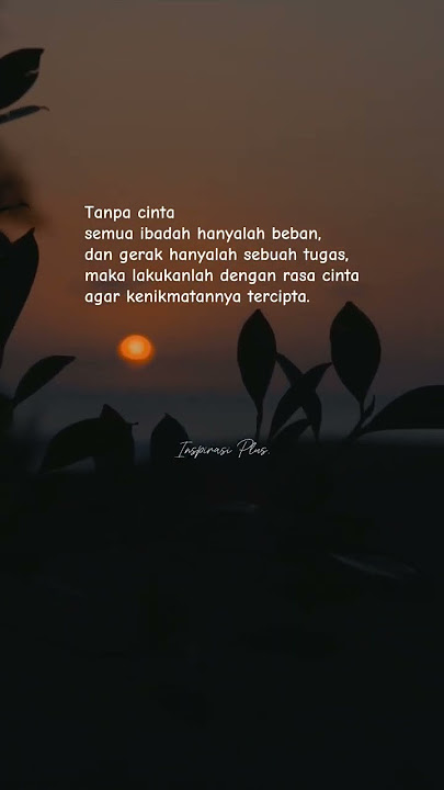 Rasakan Cinta Dalam Ibadahmu – Bukan Sekadar Kewajiban!