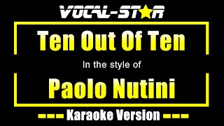 Video thumbnail of "Paolo Nutini - Ten Out Of Ten (Karaoke Version) with Lyrics HD Vocal-Star Karaoke"