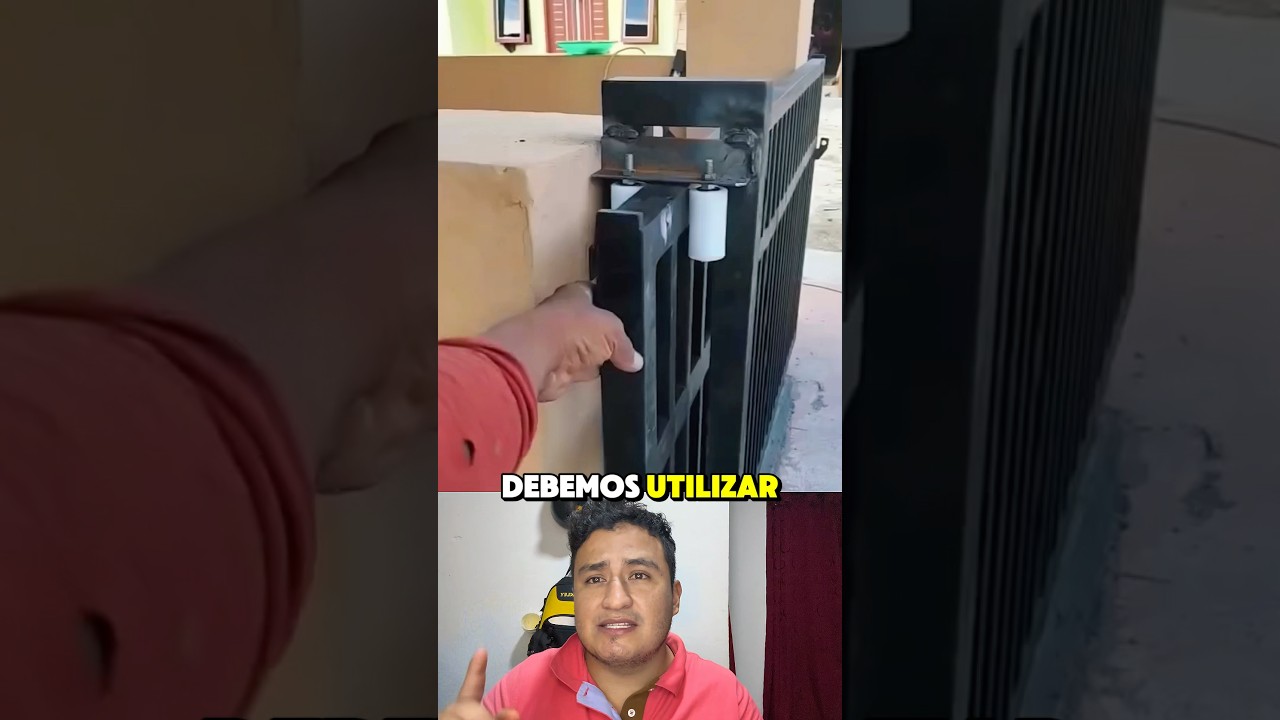 Así se debe instalar un portón corredizo 