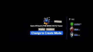 Game Of Death: THE SONIC EXE'S Teaser (LBP3)