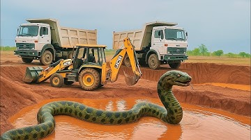 Jcb 3DX Machine Backhoe Loading  Video || TATA Tipper Video Hd Video Jcb Work Jcb 