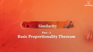 Similarity | Application of Basic Proportionality Theorem | Geometry | Part #7