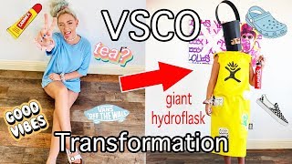 Becoming the ULTIMATE VSCO girl for the day! *GIANT HYDRO FLASK*