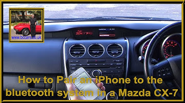 How to Pair an iPhone to the bluetooth system in a Mazda CX-7