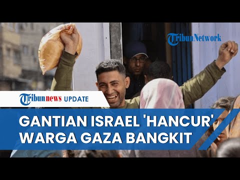 'Kehancuran' Pindah ke Israel, Kini Warga Palestina Bersorak seusai Toko Roti di Gaza Dibuka Kembali