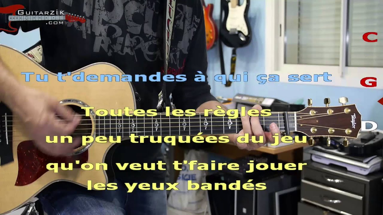 Quand t'es dans le désert (V1 : Version pour chanteur/guitariste) - JP