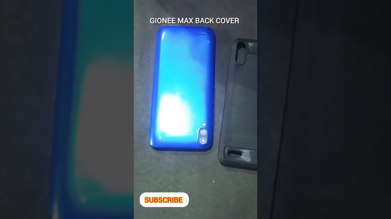 Gionee max back cover black from Amazon 😊