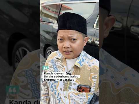 MERAKYAT! KANDA DEWAN SELALI SEDERHANA KETEMU DENGAN MASYARAKAT
