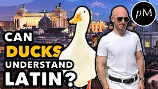 Speaking Latin to Ducks in Rome 🦆 🇮🇹  April Fools Day 2022