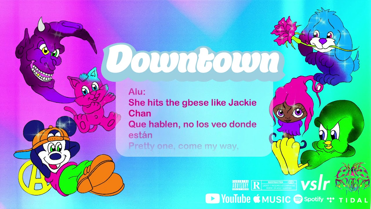 Cutemobb - Downtown (Jesse James x ALU) [Official Lyric Video]