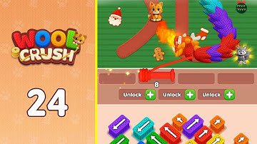 Wool Crush: Yarn Color Sort Level 24 Solution Walkthrough