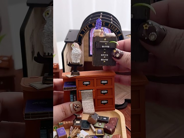 마법사의 연구실 만들기 DIY #asmr #diy #satisfying #miniature