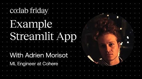Building Cohere API Demo App With Streamlit | Adrien Morisot