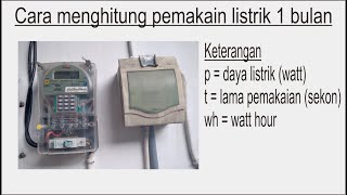 Cara menghitung pengeluaran biaya listrik 1 bulan Cara menghitung pengeluaran biaya listrik 1 bulan