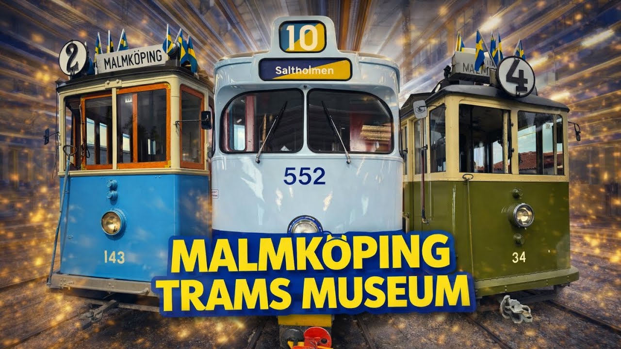 TRAMS - Malmköping (museum) 🇸🇪