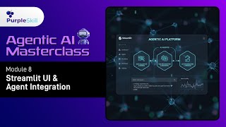 Module 8: Build AI User Interfaces with Streamlit | Agentic AI Masterclass #agenticai #ai