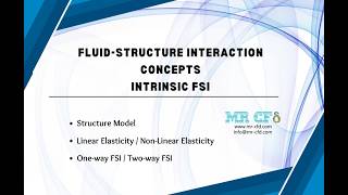 Fluid Structure Interaction Concepts, Intrinsic FSI, ANSYS Fluent