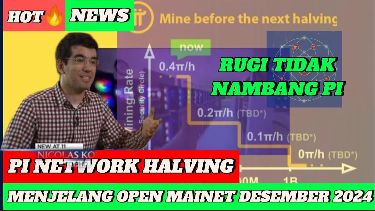Pi Network Terbaru Hari Ini🌺Halving Di Terapkan 
