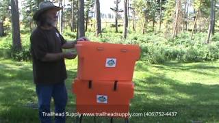Hard Sided Plastic Panniers Made by High Country Plastics