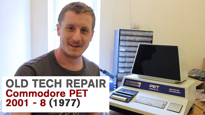 Repairing Old Stuff: Commodore PET 2001 - 8 (1977) - Part 1
