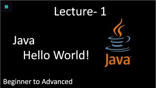 #1 First Program In Java Hello World Tutorial For Beginners To Advanced Learners, #javaprogramming