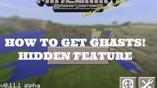 [iOS] Minecraft Pocket Edition: HOW TO GET GHASTS! HIDDEN FEATURE! [Jailbreak] screenshot 5