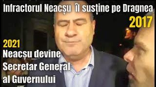 DNA: Infractorul PSD Marian Neacșu a venit să-l susțină pe infractorul-șef al PSD, Liviu Dragnea