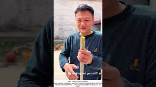 Turning a Wooden Branch into a Working Horn! 🌿🎺